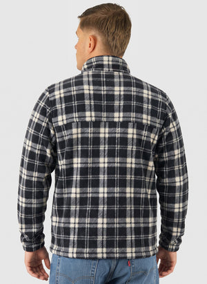 Steens Mountain Printed Jacket - Black Plaided Tonal