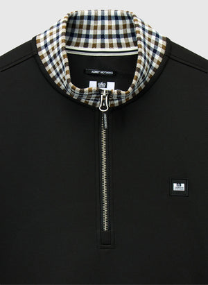 Henson 1/4 Zip Sweatshirt - Black