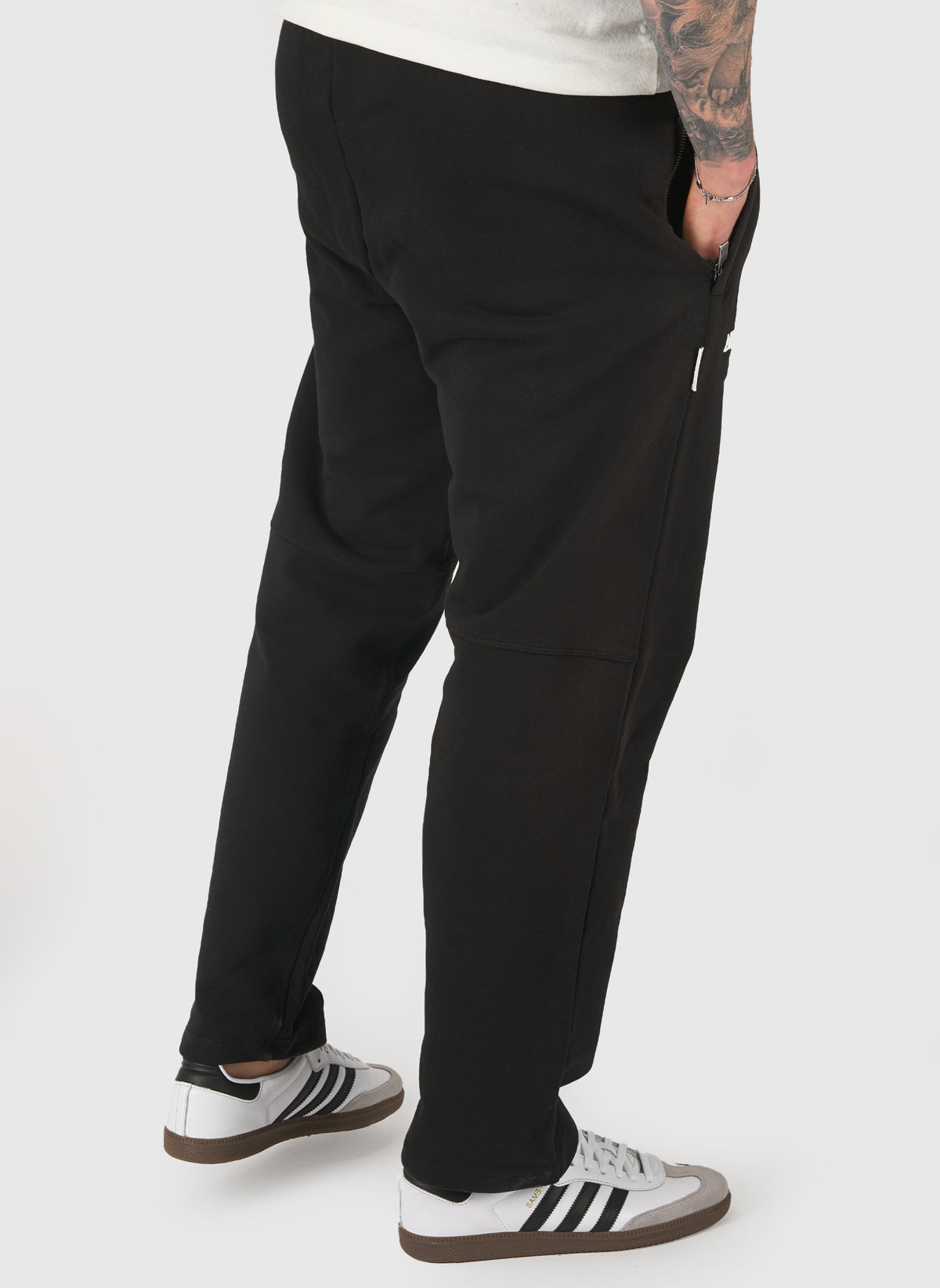 Two Side Logo Sweatpants - Black