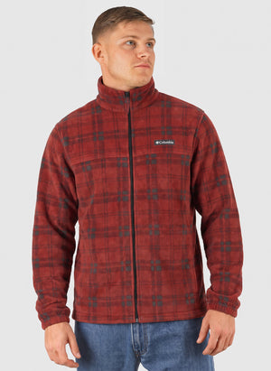 Steens Mountain Printed Jacket - Red Oxide Plaided Tonal/Shark