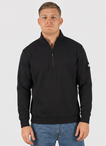 Kraviz 1/4 Zip Sweatshirt - Black
