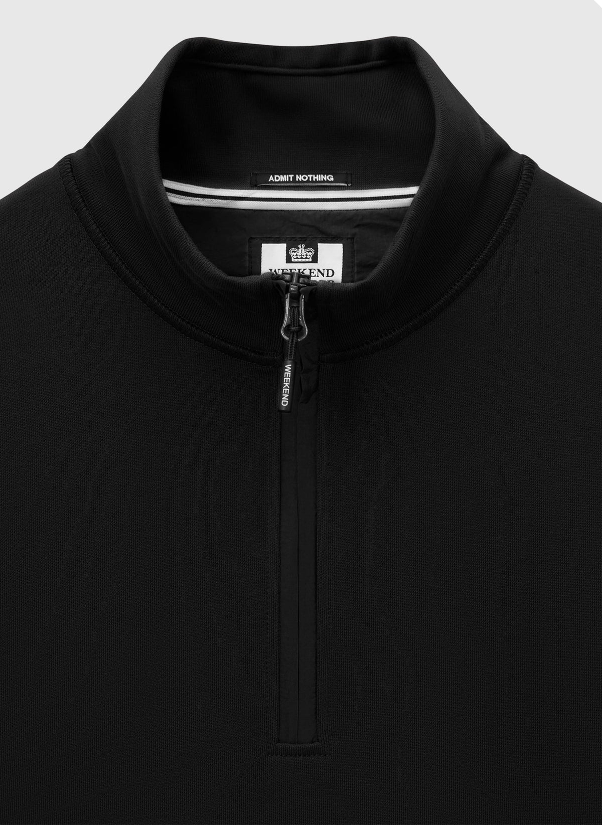 Kraviz 1/4 Zip Sweatshirt - Black