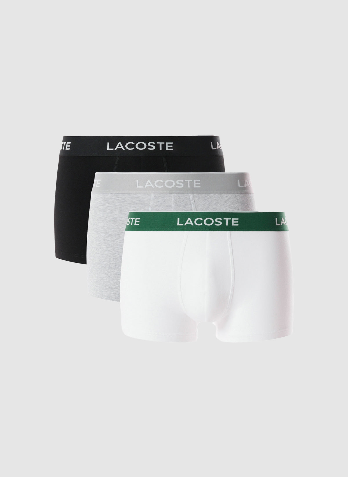 Boxershorts 3er Pack - Black/White/Grey