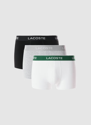 Boxershorts 3er Pack - Black/White/Grey