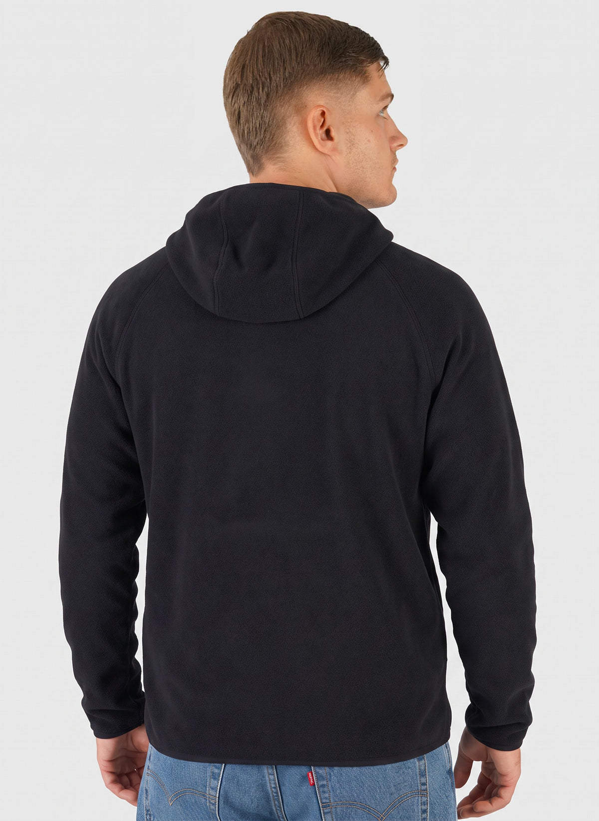 Fast Trek Overlay Hooded Full Zip - Black
