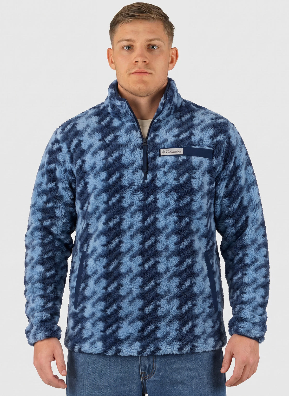 Rugged Ridge Sherpa Half Zip - Collegiate Navy