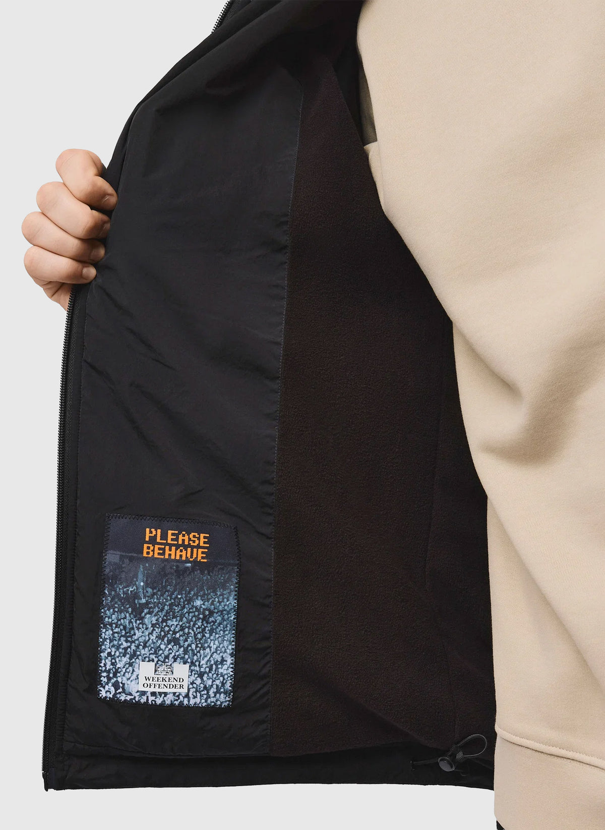 Technician Face Mask Jacket - Black