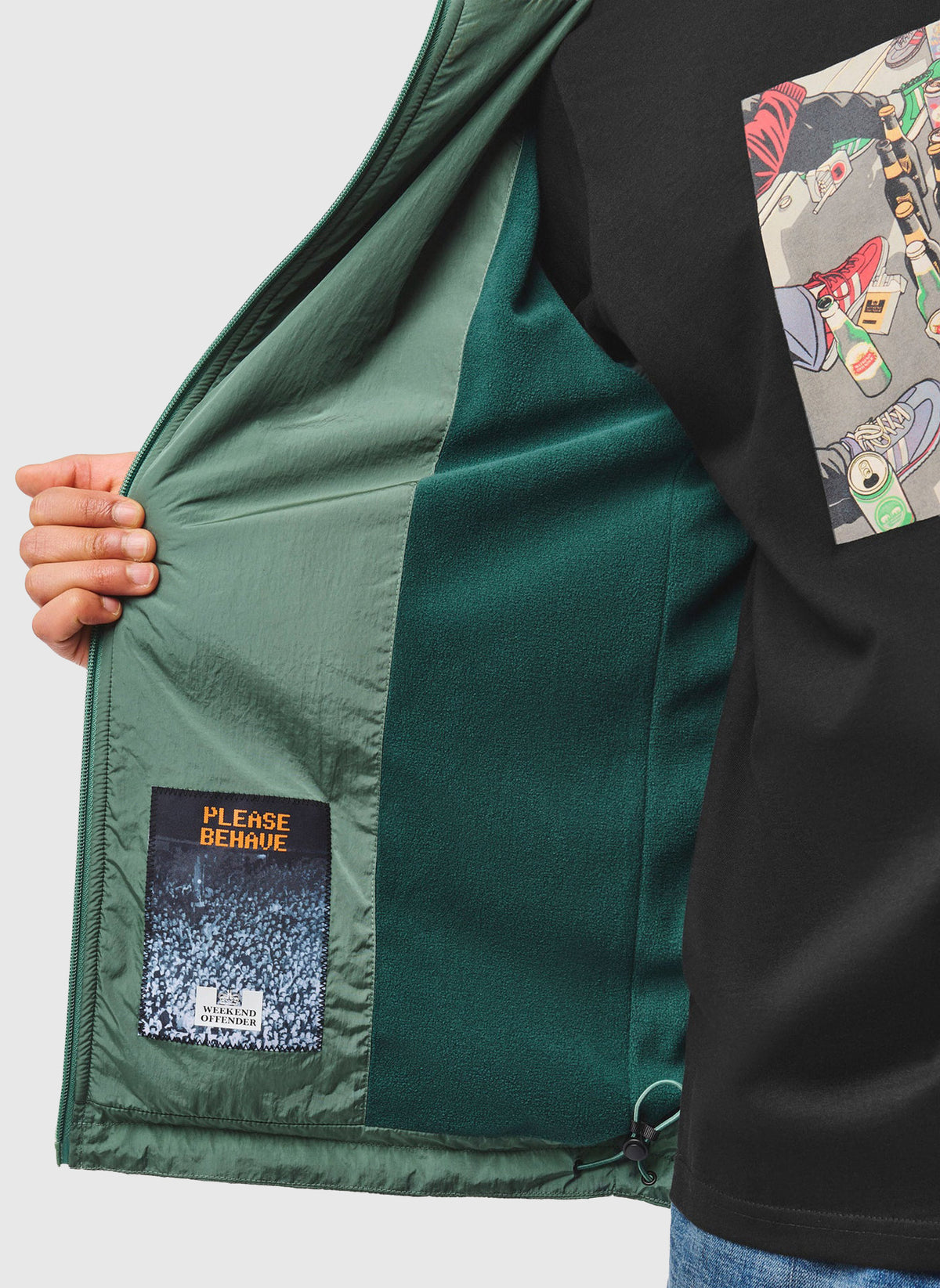 Technician Face Mask Jacket - Thyme