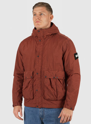 Tralee Windbreaker Jacket - Brick