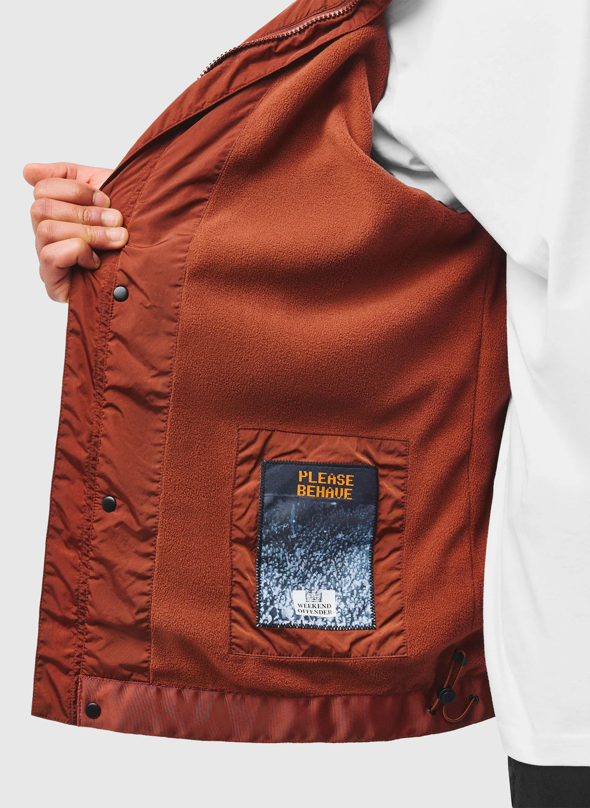 Tralee Windbreaker Jacket - Brick