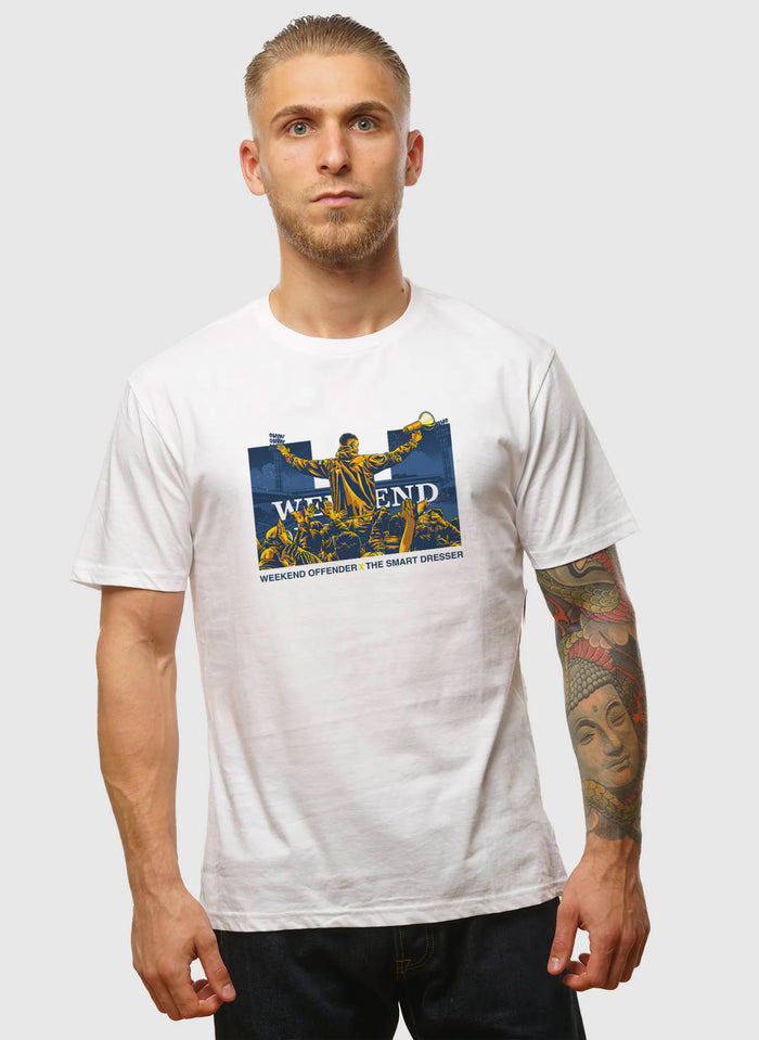WO x TSD Stadium T-Shirt - White