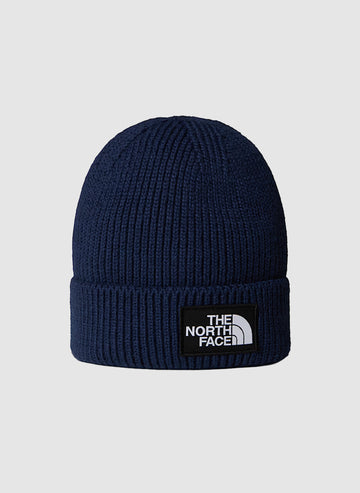 TNF Logo Box Cuffed Beanie - Summit Navy