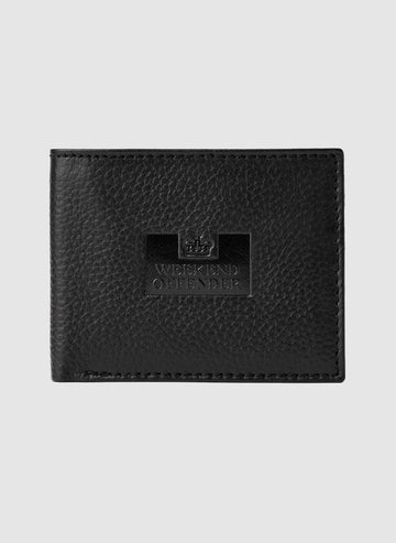 Boxed Billfold Wallet - Black