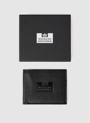 Boxed Billfold Wallet - Black