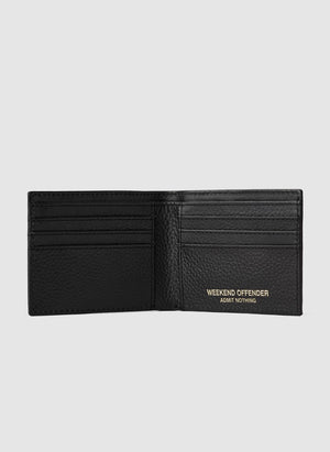 Boxed Billfold Wallet - Black