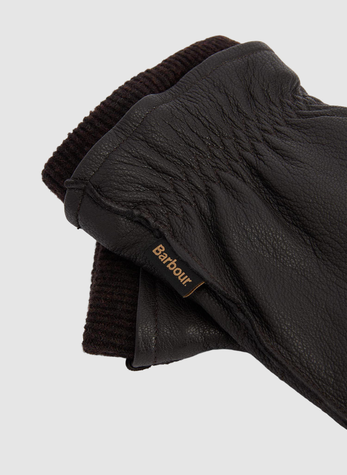 Highfield Leather Gloves - Dark Brown