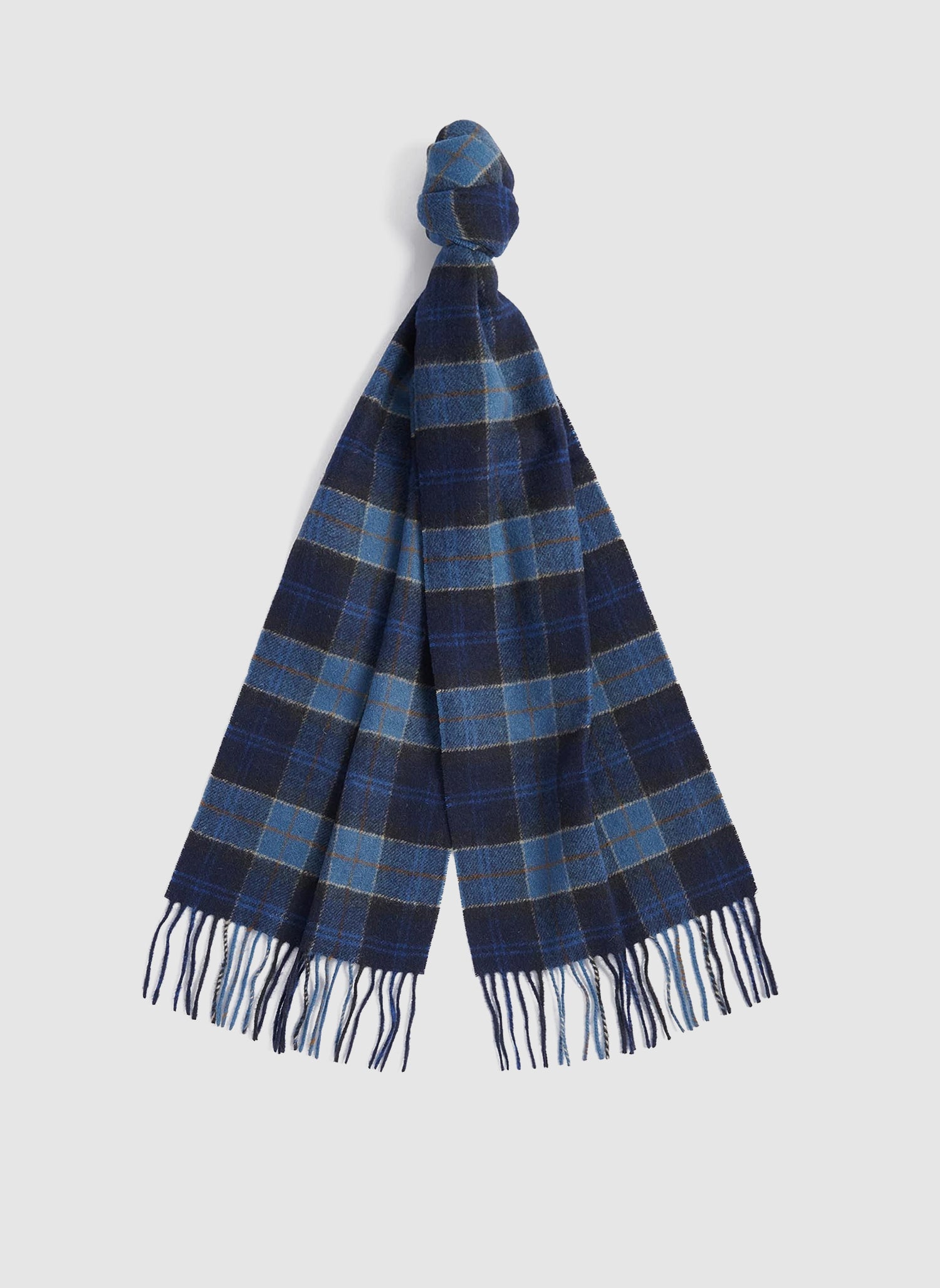 Tartan Lambswool Schal - Midnight