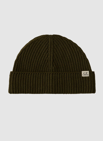 Re-Wool Short Beanie - Ivy Green