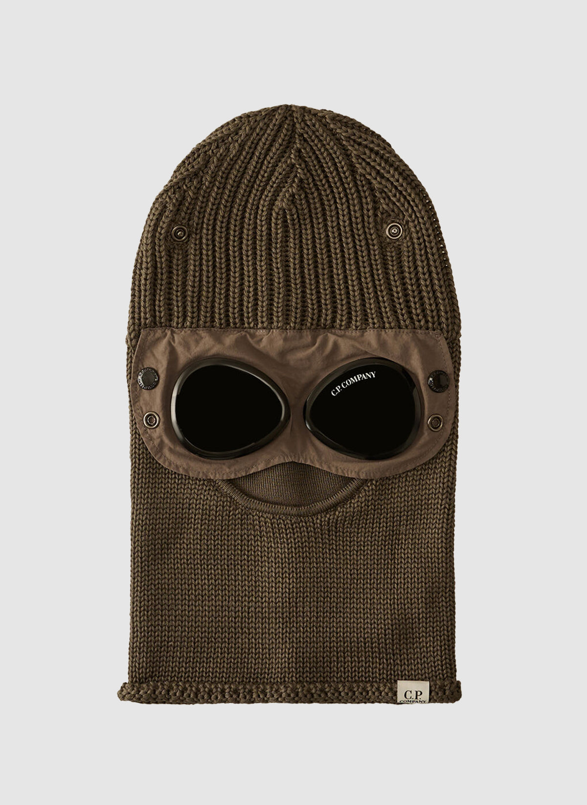 Merino Wool Goggle Balaclava - Walnut