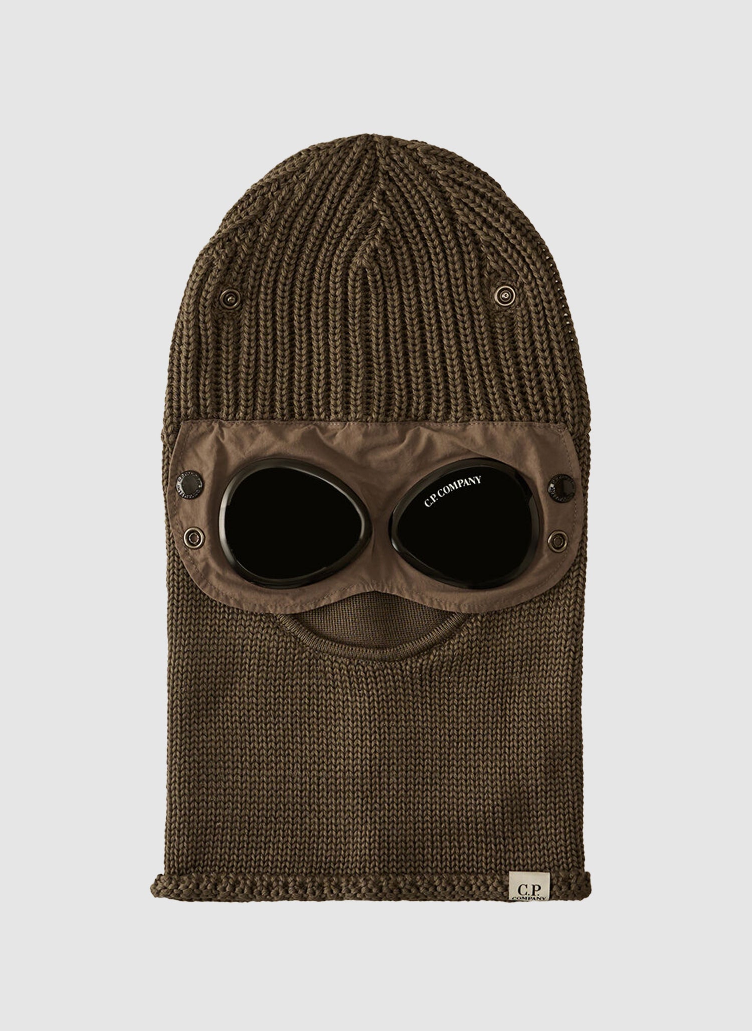 Merino Wool Goggle Balaclava - Walnut