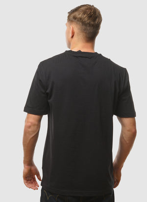 Mini Pizza Graphic T-Shirt - Black