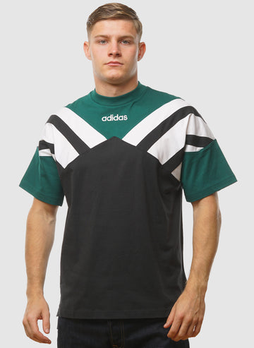 Cutline T-Shirt - Black/Collegiate Green
