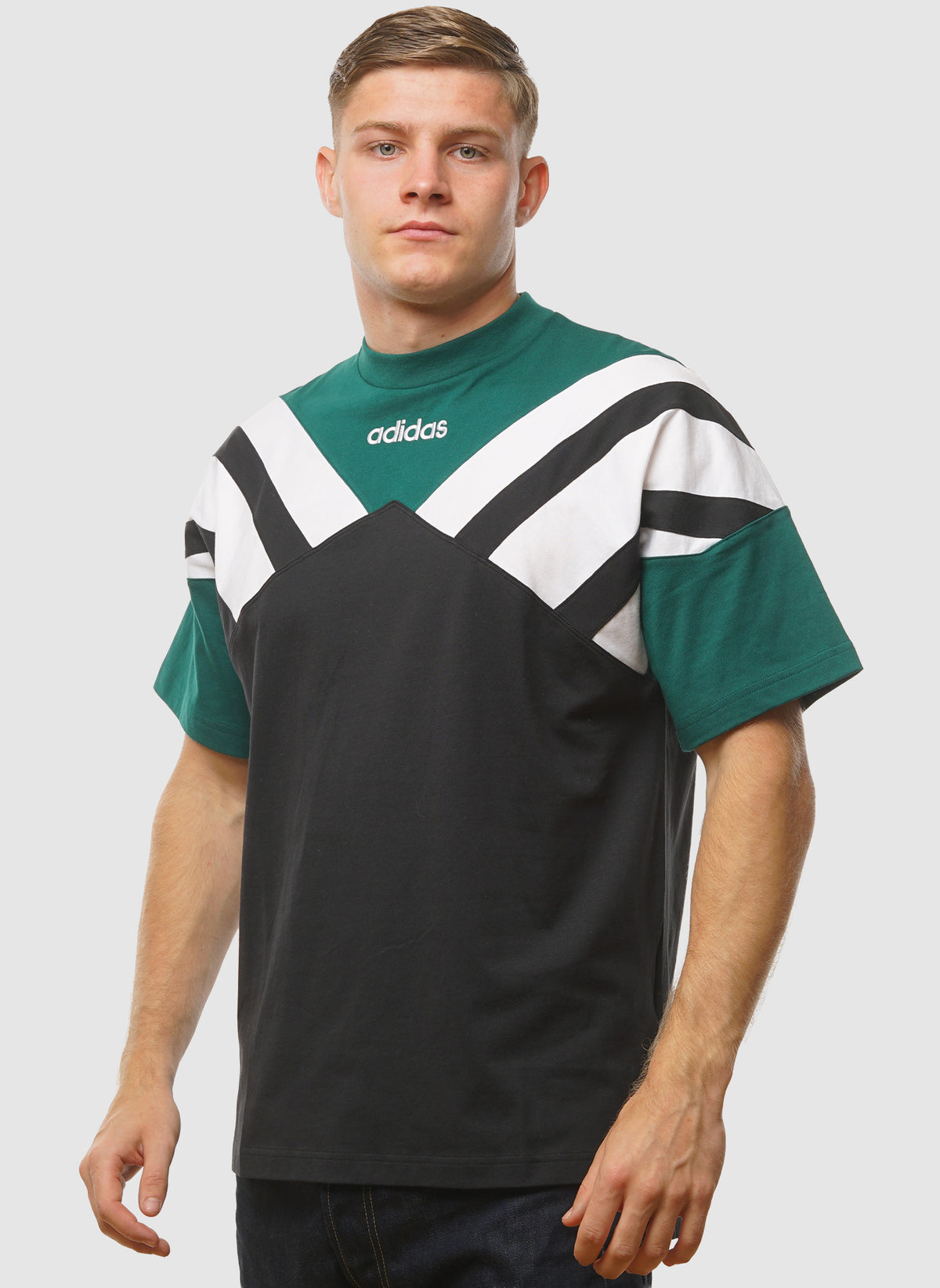 Cutline T-Shirt - Black/Collegiate Green