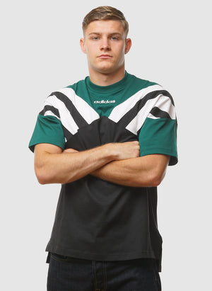 Cutline T-Shirt - Black/Collegiate Green
