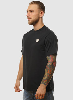 Rubber Patch Logo T-Shirt - Black