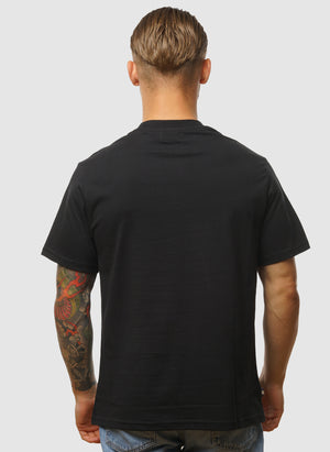 Rubber Patch Logo T-Shirt - Black