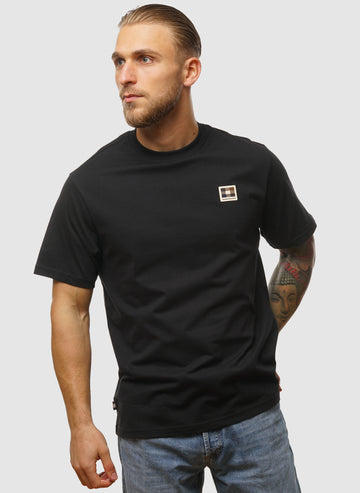 Rubber Patch Logo T-Shirt - Black