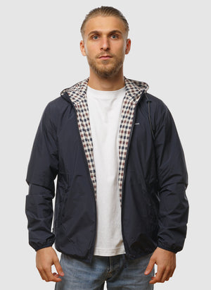 Hooded Sailor Jacket - Navy