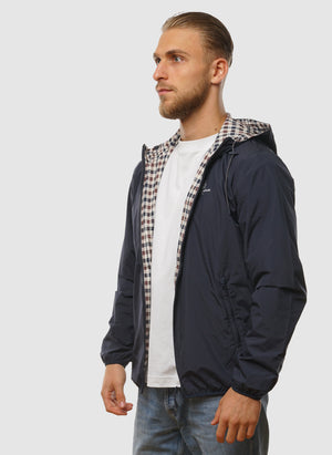 Hooded Sailor Jacket - Navy