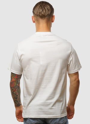 Rubber Patch Logo T-Shirt - Old White