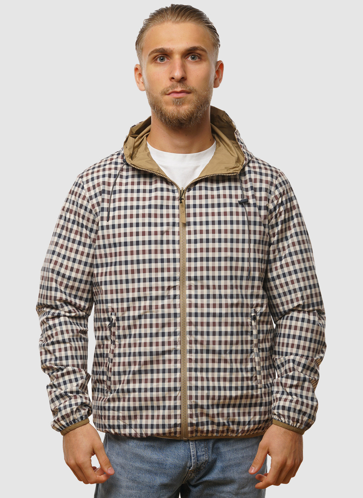 Hooded Sailor Jacket - Khaki