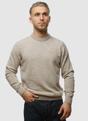 Tisbury Crew Neck Pullover - Stone