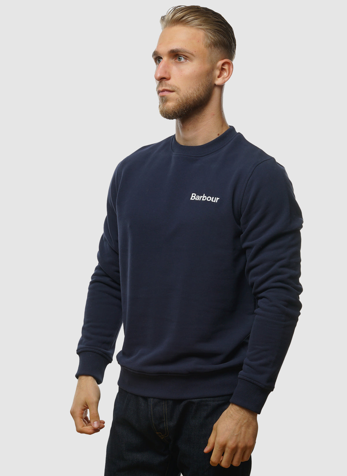 Allenby Crew Neck Sweatshirt - Navy