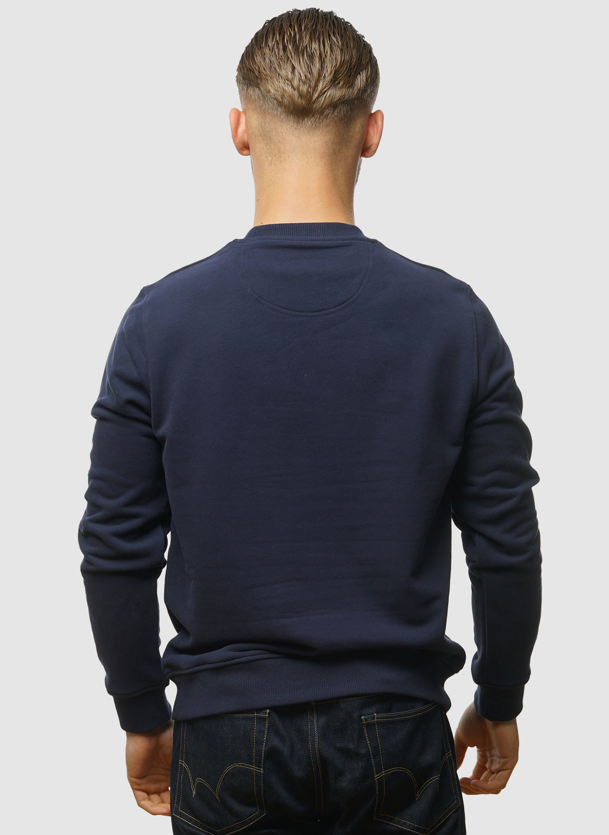 Allenby Crew Neck Sweatshirt - Navy