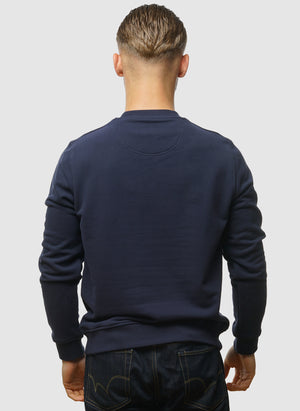 Allenby Crew Neck Sweatshirt - Navy