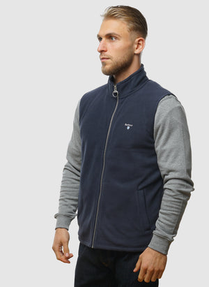Essentials Fleece Gilet - Navy