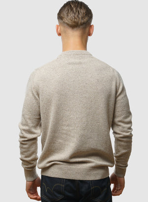 Tisbury Crew Neck Pullover - Stone