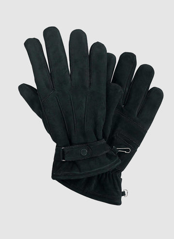 Leather Thinsulate Gloves - Black