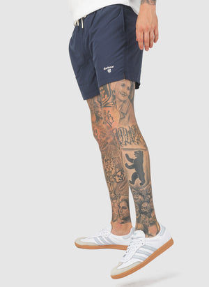 Staple Logo Swim Shorts - Navy
