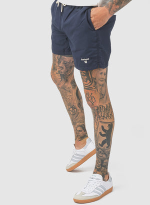Staple Logo Swim Shorts - Navy
