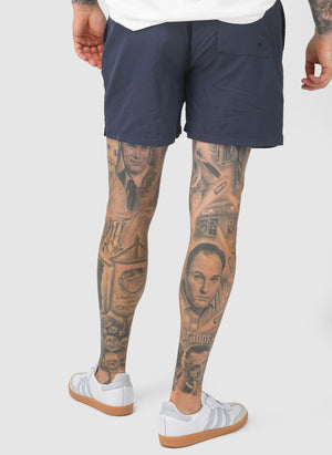 Staple Logo Swim Shorts - Navy