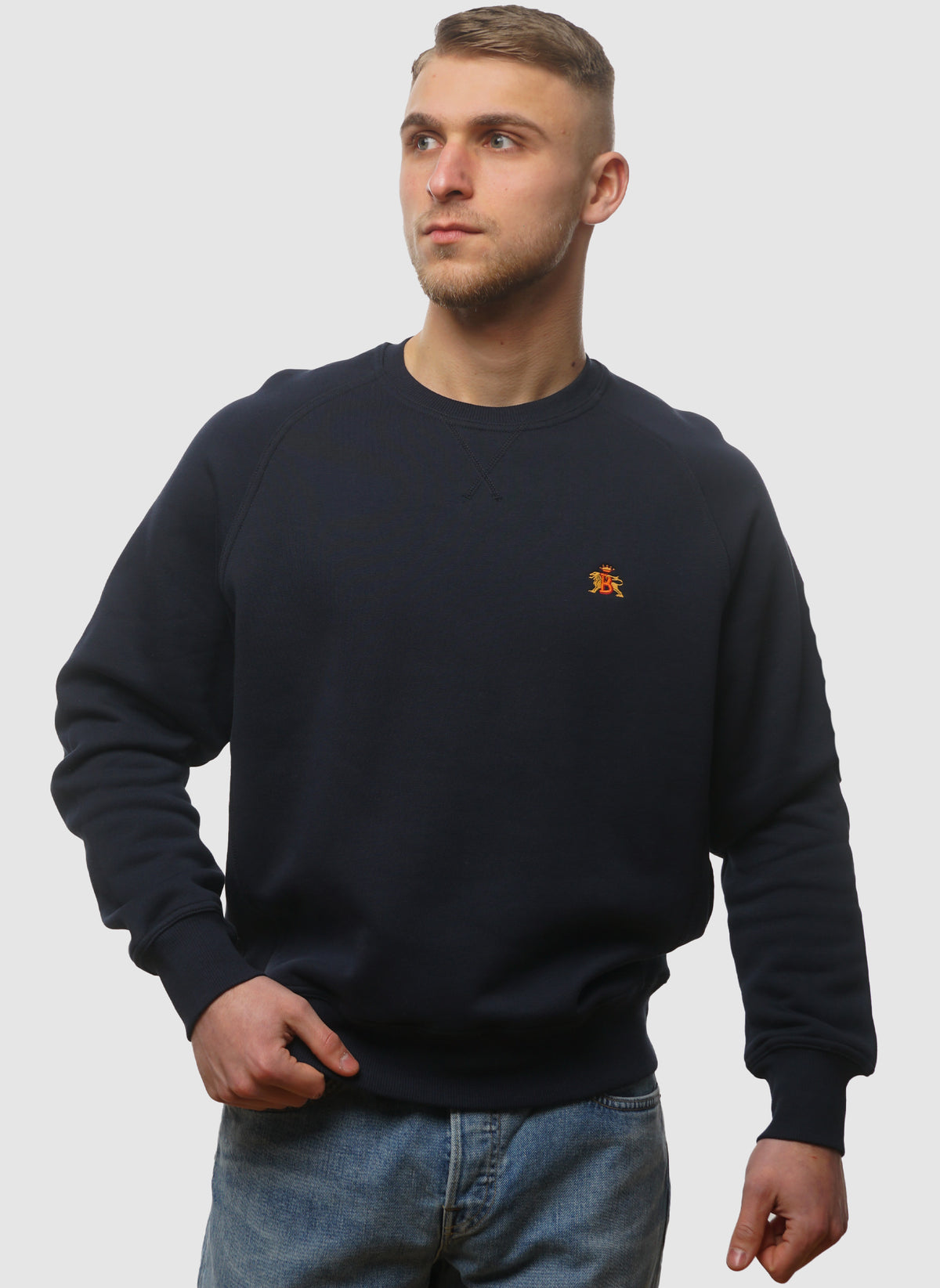 Logo Crew Neck - Navy