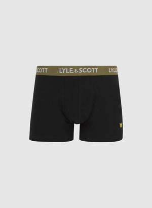 Three Pack Barclay Trunk - Black Multi Waistband