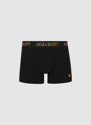 Three Pack Barclay Trunk - Black Text Waistband