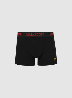 Three Pack Barclay Trunk - Black Text Waistband