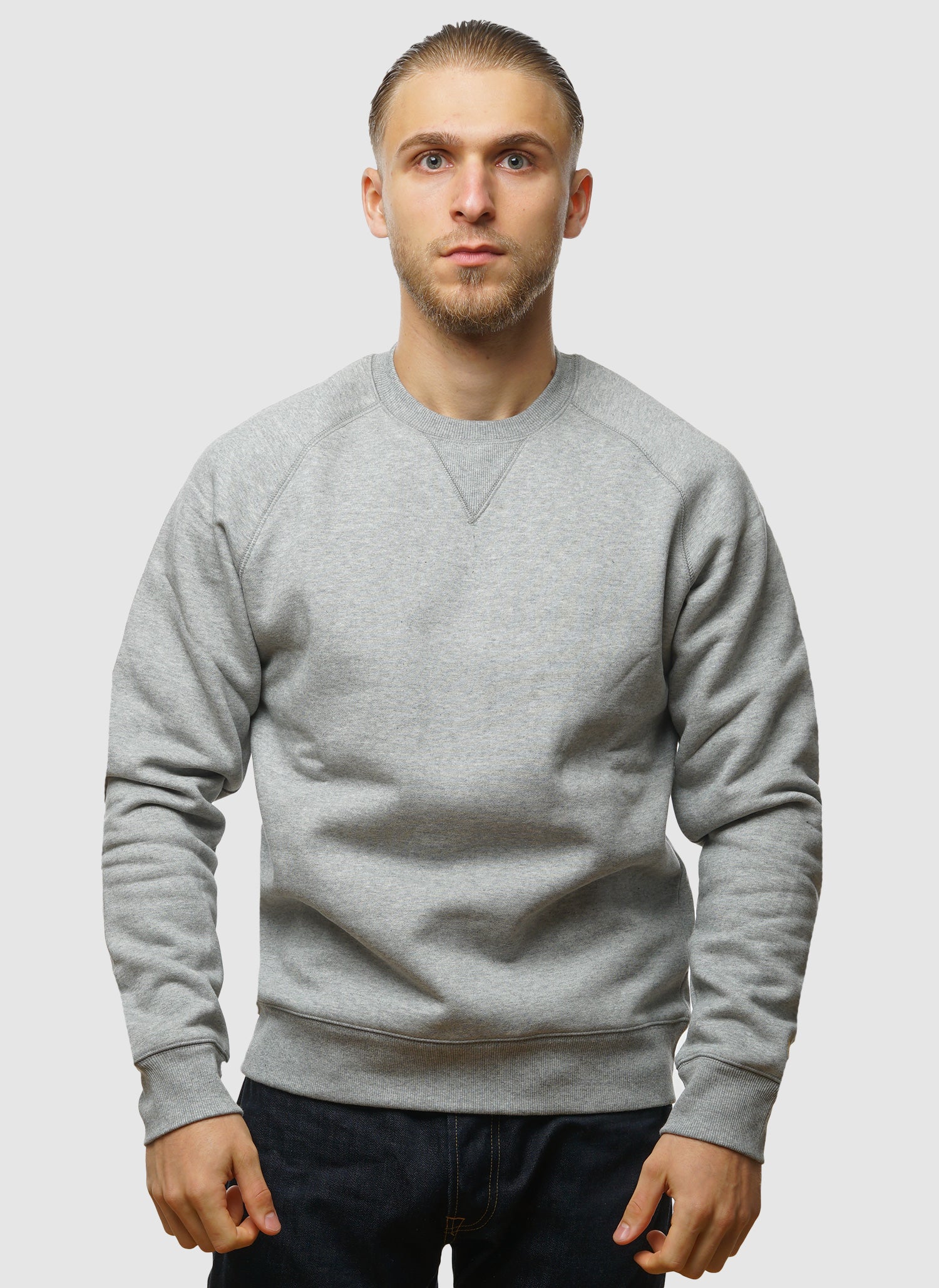 Chase Sweatshirt - Grey Heather/Gold